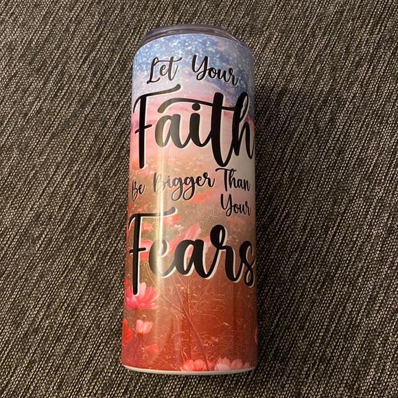 Handmade Other - Faith Over Fear 20oz. Tumbler NWT Handmade